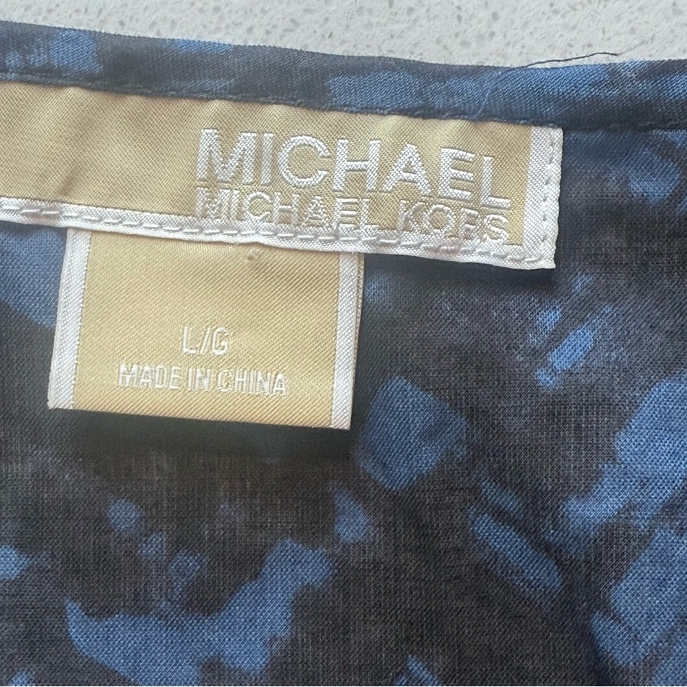 Michael Kors Women’s Embellished V-Neck‎ Tunic Top Size L - Picture 10 of 11